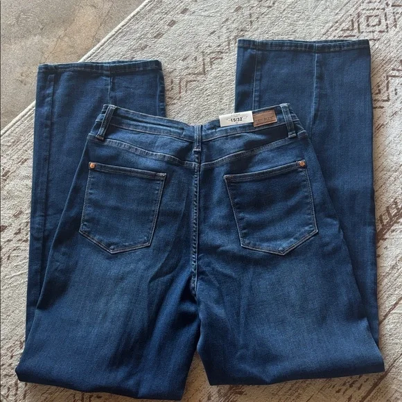 Judy Blue High Waist Wide Leg Trouser Jeans - Picture 4 of 13